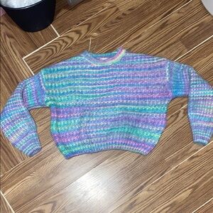 Colorful Striped Women's Sweater